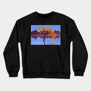 Tree and Landscape Crewneck Sweatshirt